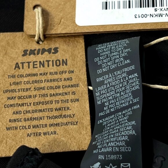 SKIMS Black Cut-Out One Piece Swimsuit - Picture 10 of 12